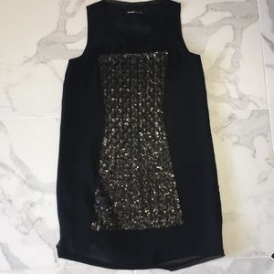 Kensie Dress Black and Sequins Size 6